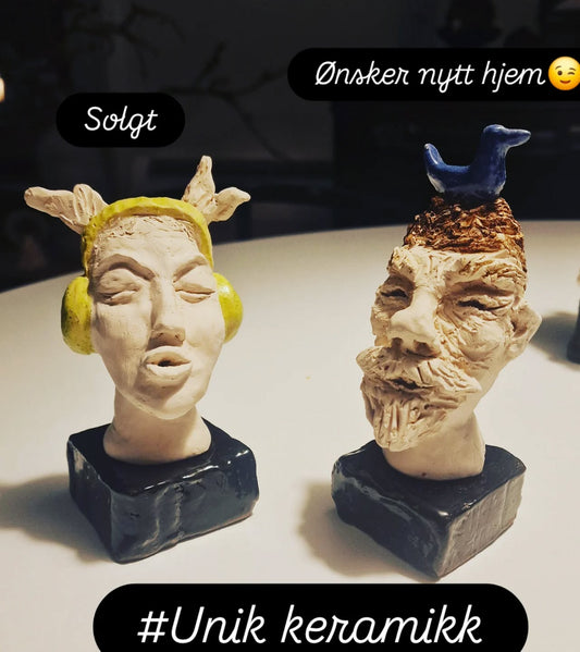 Nested Head - Keramikk