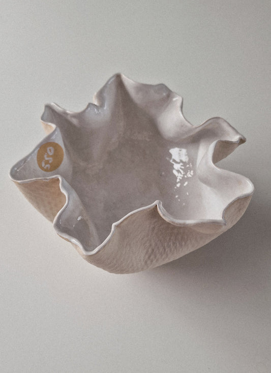 Lysholder/skål i keramikk