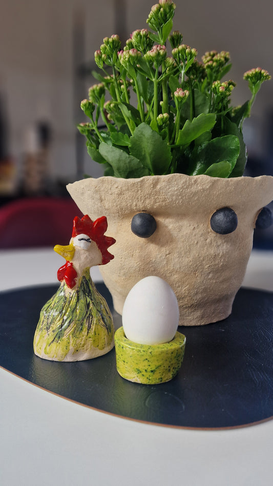 Høne - Keramikk (Egghøne)