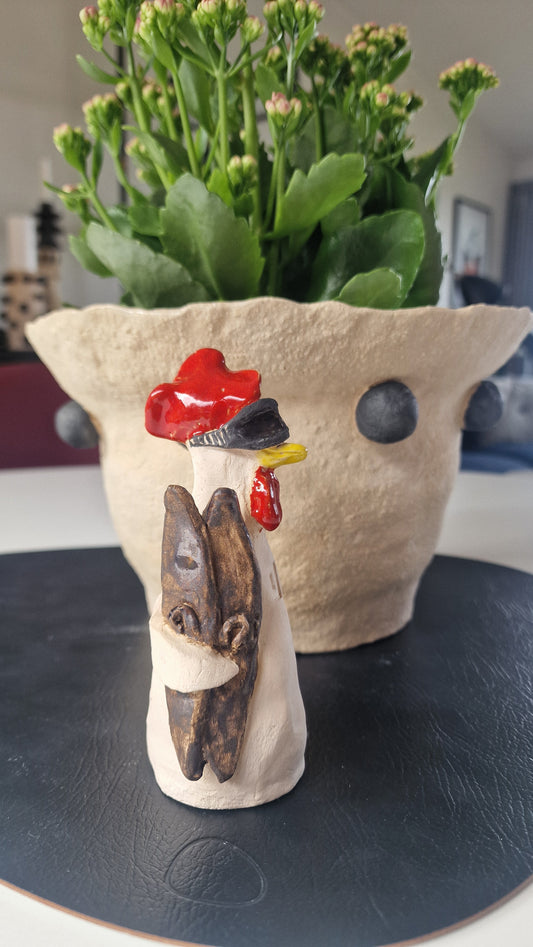 Hane - Keramikk (Klukk Klæbo) Solgt🐓