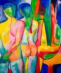 I blanke messingen 100x120cm Akryl