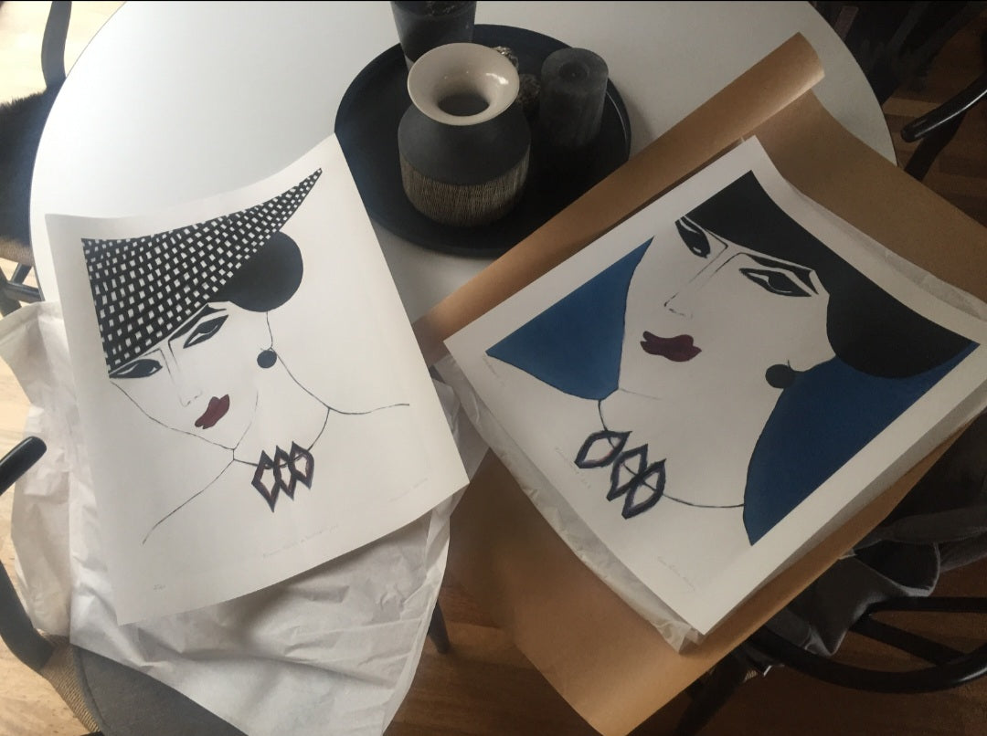 Femme Fatale f.e.k - Giclee Trykk