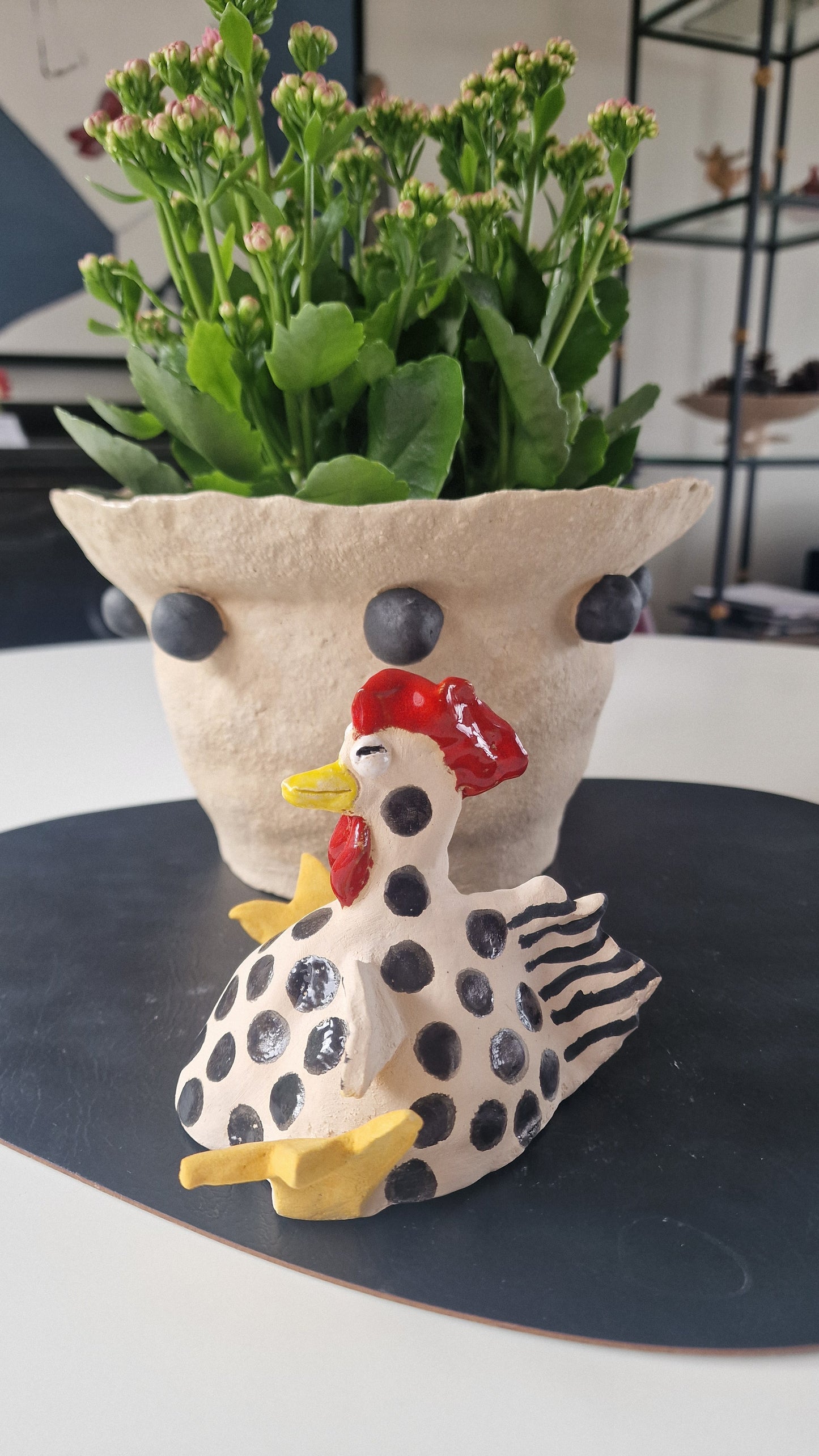 Høne - Keramikk (Berta Klukk) Solgt🐔