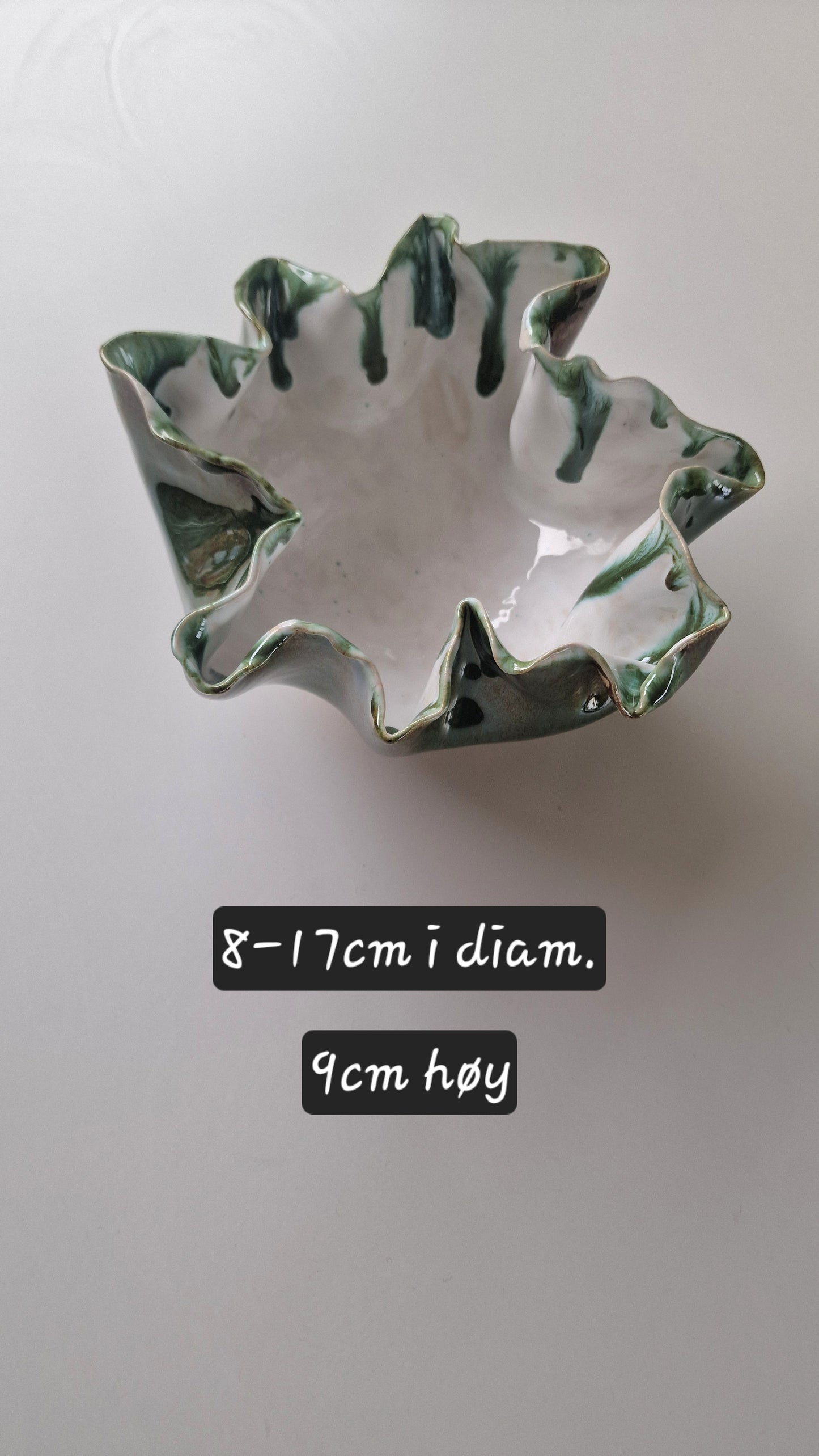 Lysholder/skål - keramikk