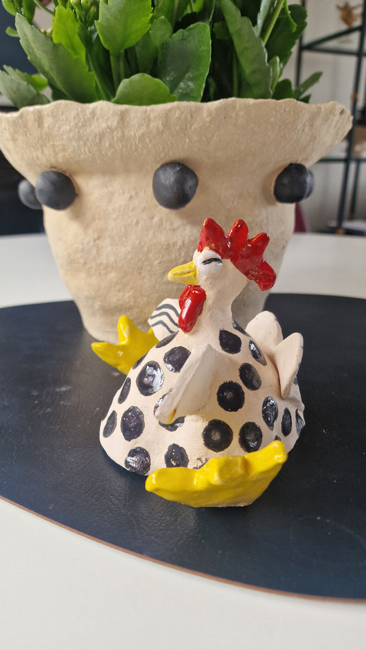 Høne - Keramikk (Gudny Klukk)