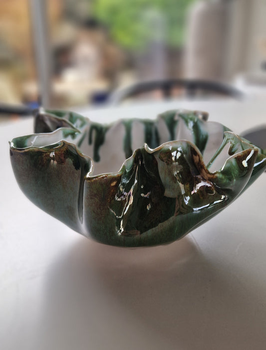 Lysholder/skål - keramikk