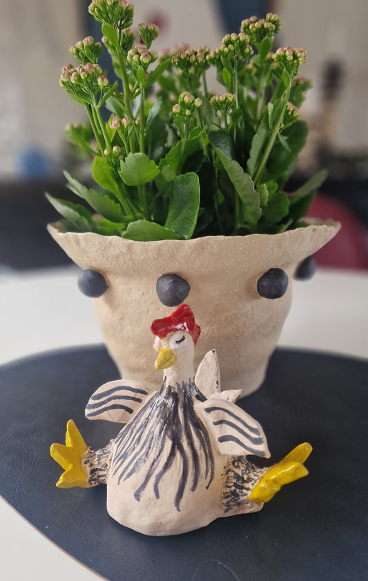 Høne - Keramikk (Kruse Klukk)  solgt🐔