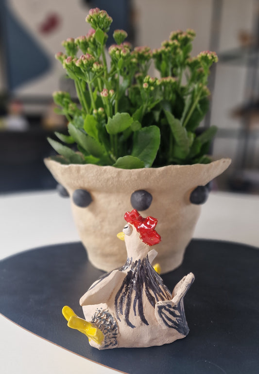 Høne - Keramikk (Kruse Klukk)  solgt🐔