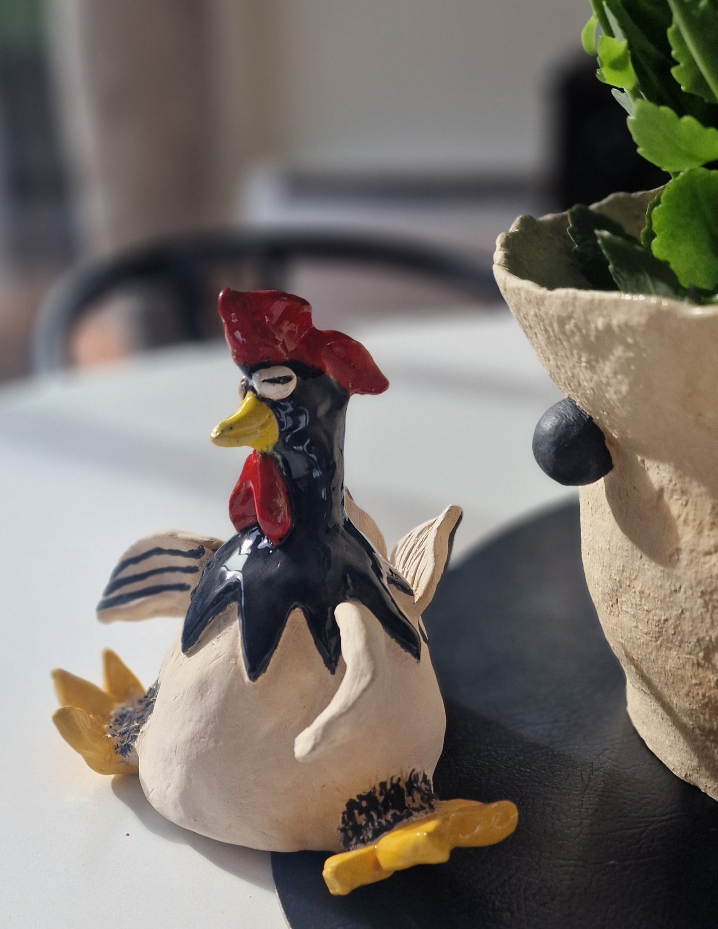 Hane - Keramikk (solgt)🐓