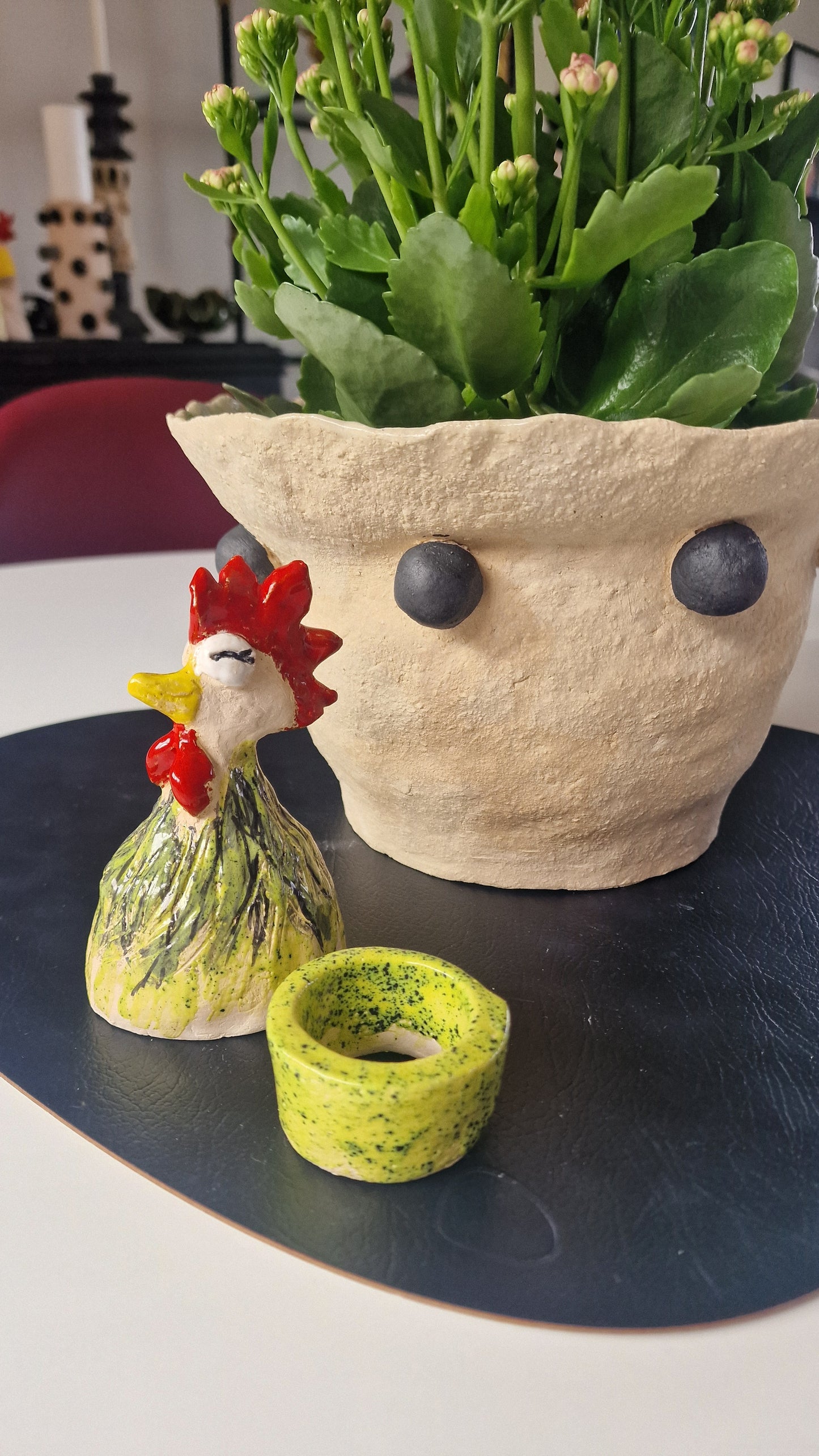 Høne - Keramikk (Egghøne)