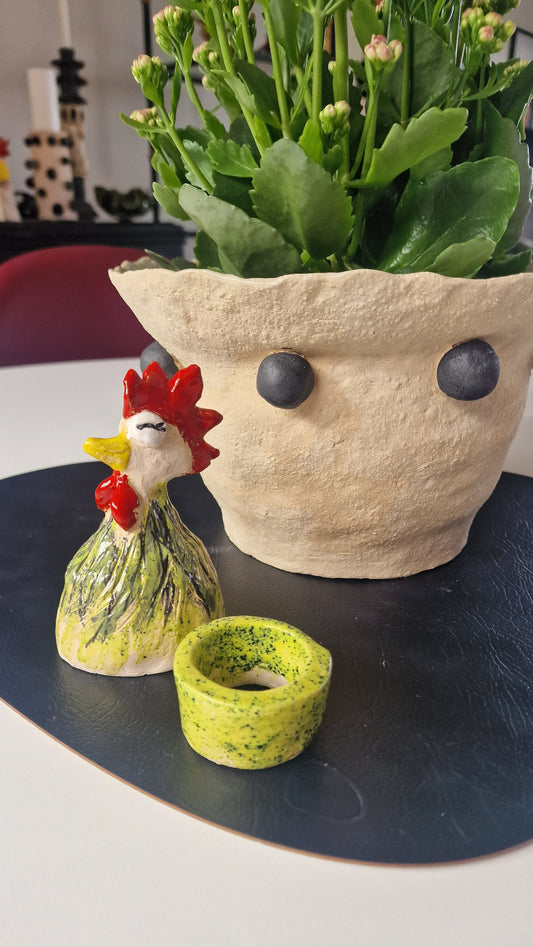 Høne - Keramikk (Egghøne)